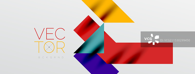 动态线条和三角形图片素材