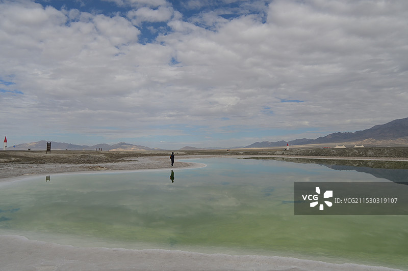 盐湖风景图片素材