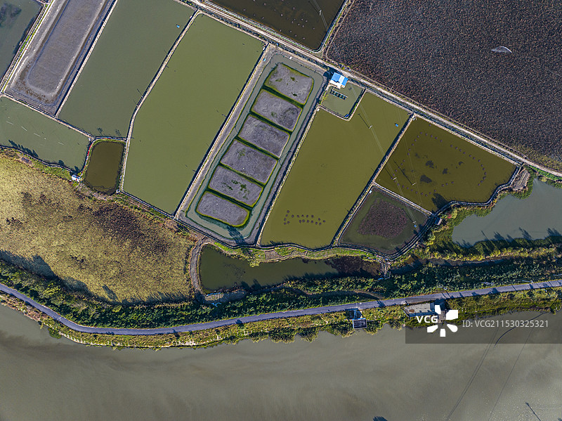 航拍安徽省合肥市巢湖市龟山公园风光图片素材