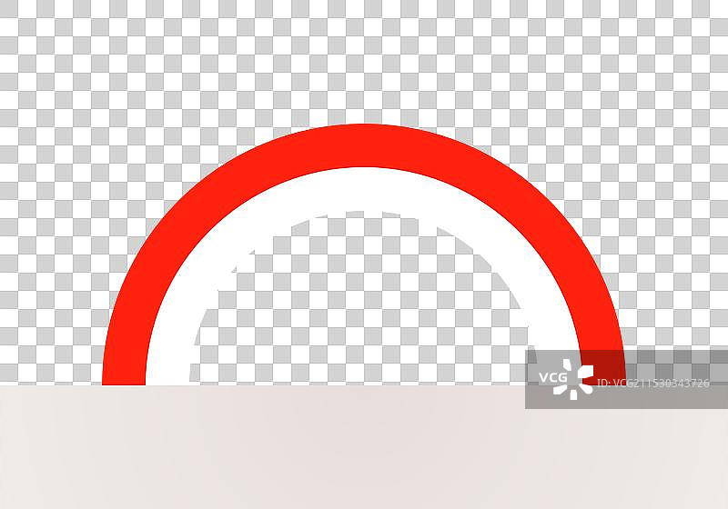 印度尼西亚的半圆形旗帜，黑森或维也纳图片素材