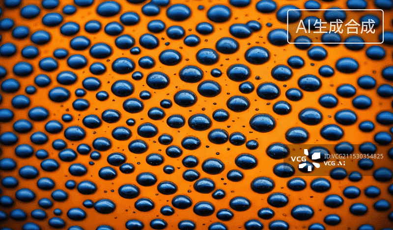 【AI数字艺术】水滴背景图片素材