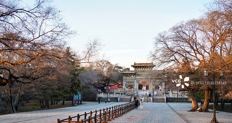 沈阳北陵公园秋天图片素材