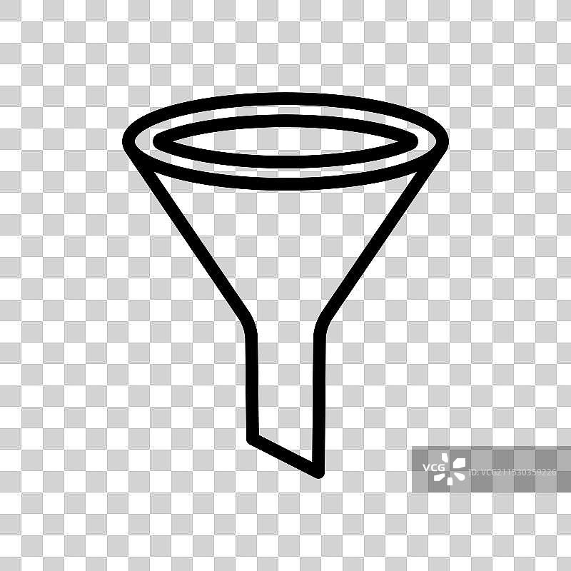 过滤器图标集营销销售转化过滤器图片素材