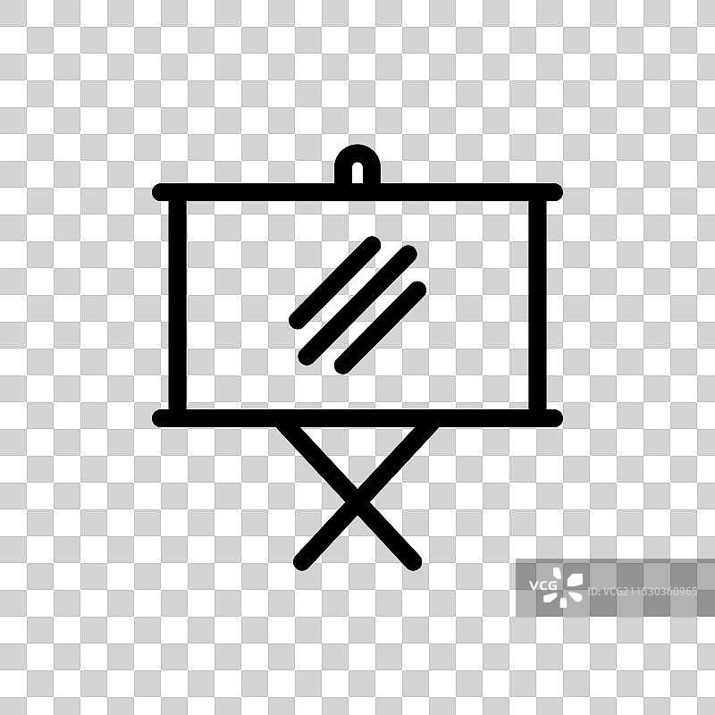 商务研讨会演示图标集图片素材