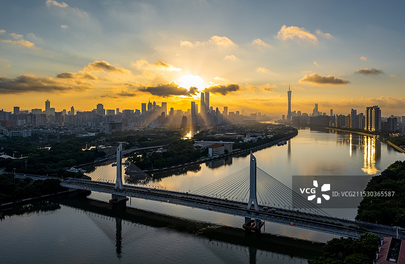 广州城市风光图片素材