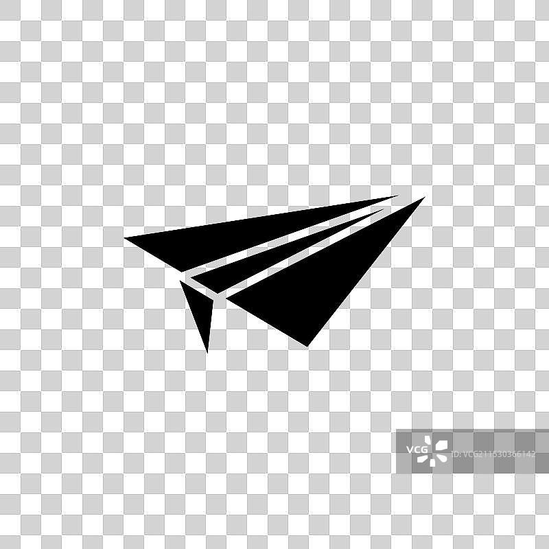 纸飞机图标集 纸飞机符号 纸图片素材