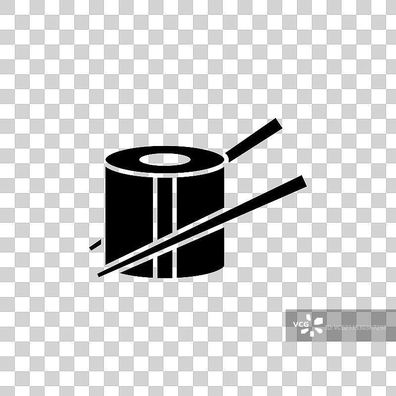 寿司图标集 亚洲日本寿司卷符号图片素材