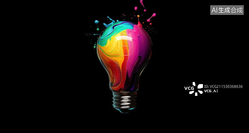 【AI数字艺术】开创性思维图片素材