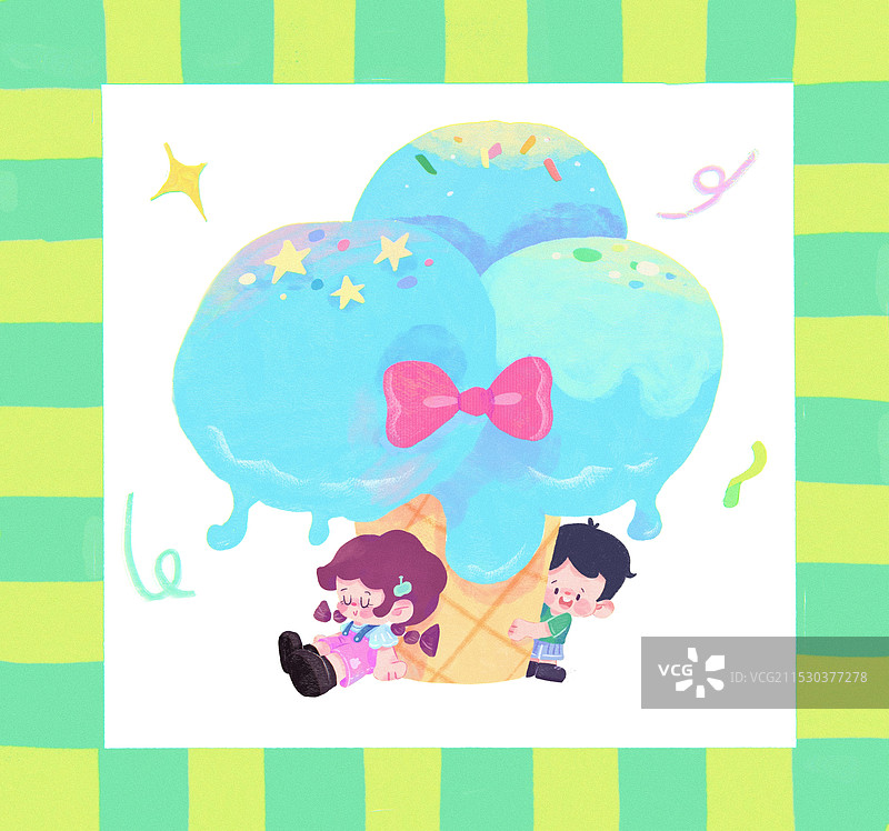 冰激凌树图片素材