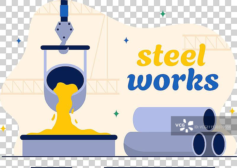 钢铁厂与资源开采、金属冶炼图片素材