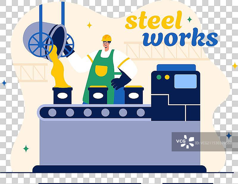 钢铁厂与资源开采、金属冶炼图片素材