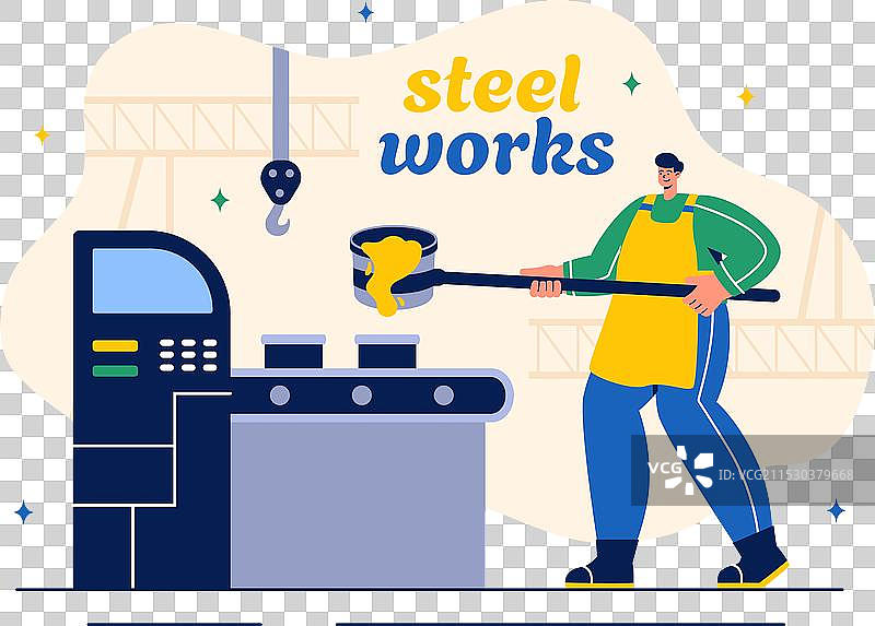 钢铁厂与资源开采、金属冶炼图片素材