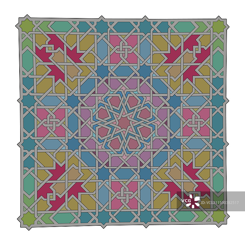 无尽的彩色图案用于壁纸设计图片素材