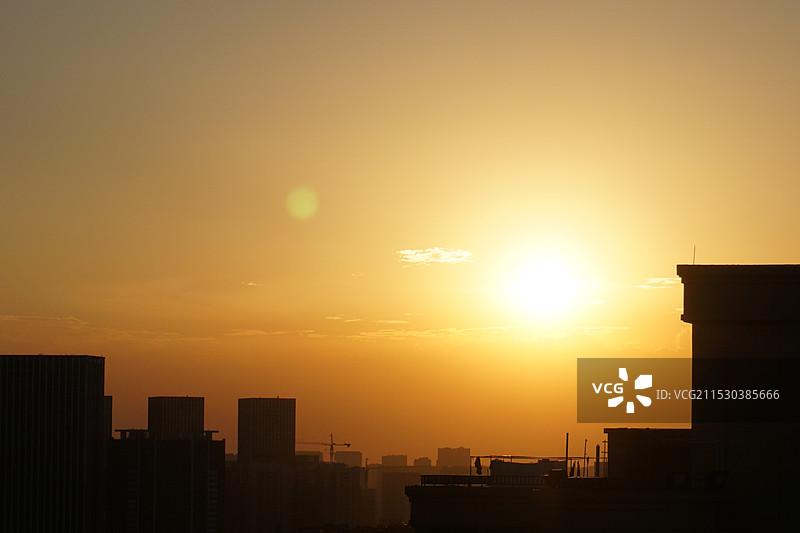 日落而西图片素材