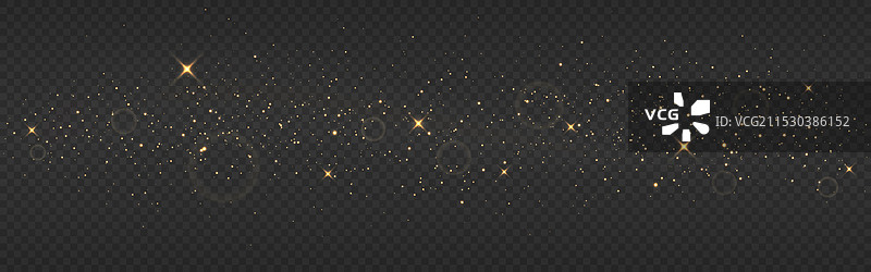 闪闪发光的金色背景魔法尘埃效果奢华图片素材