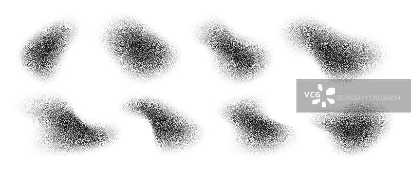 流体半色调形状抽象液体点状图案图片素材