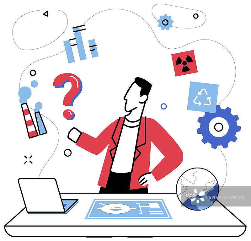 创新概念与智慧共同进步图片素材