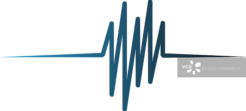 波形音乐与声音均衡器标志图片素材