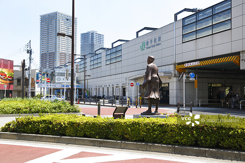 松尾芭蕉雕像图片素材