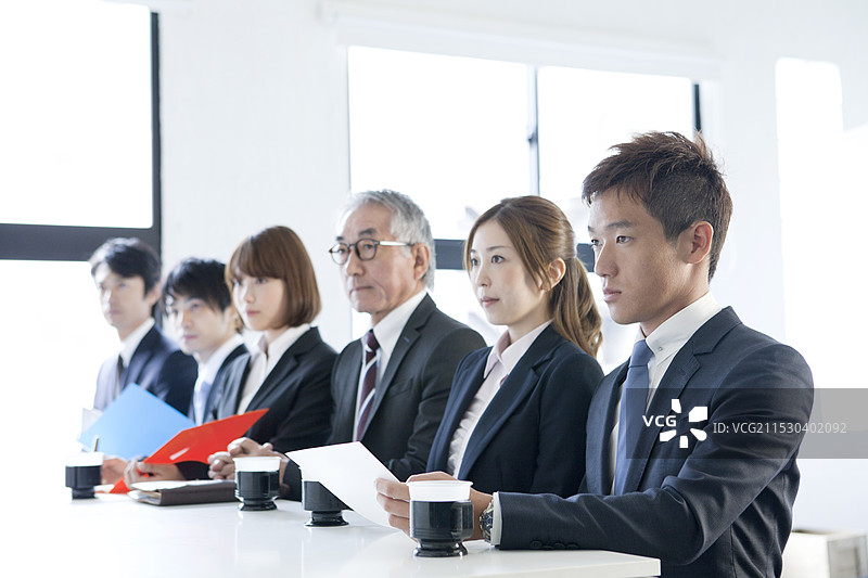 员工在会议期间图片素材