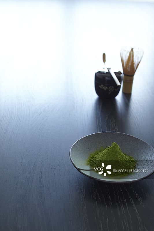 抹茶和茶具图片素材