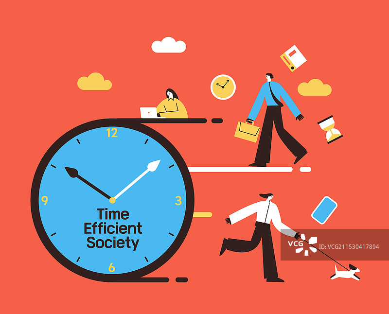 忙碌的社会，效率，时间，时钟，白领，工作，步行，通勤图片素材