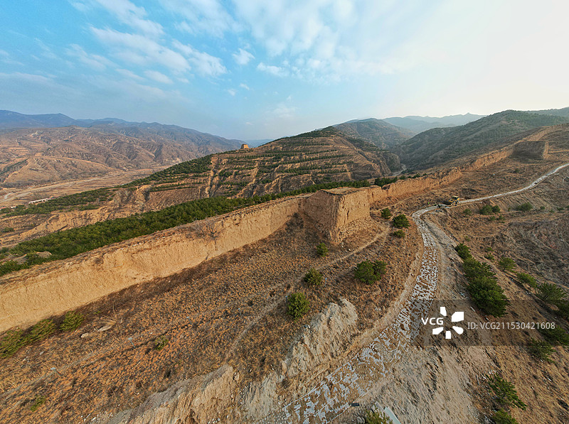 广武明长城一角图片素材