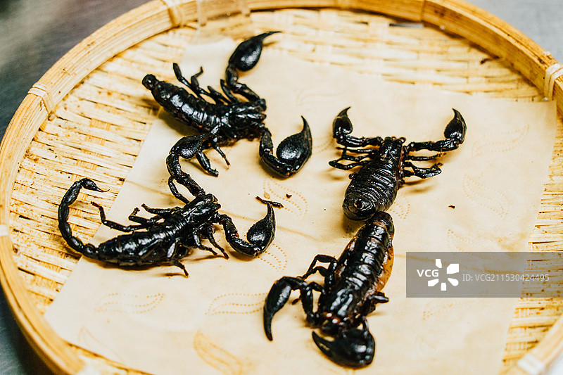 菏泽曹州古城夜市美食街美食图片素材