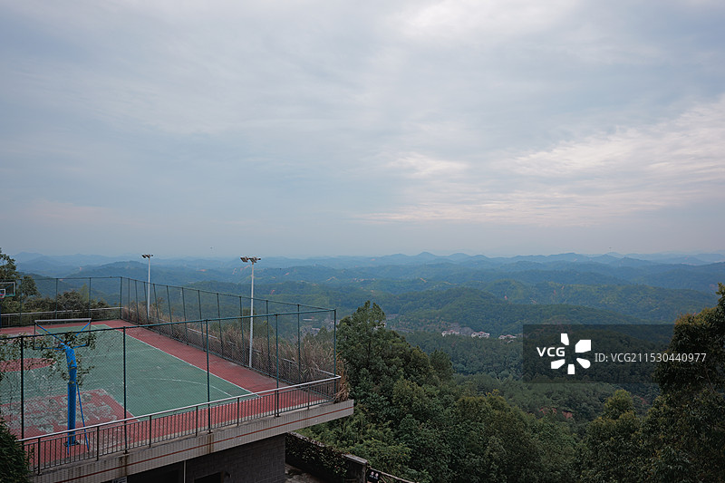 兴宁神光山，合水水库图片素材