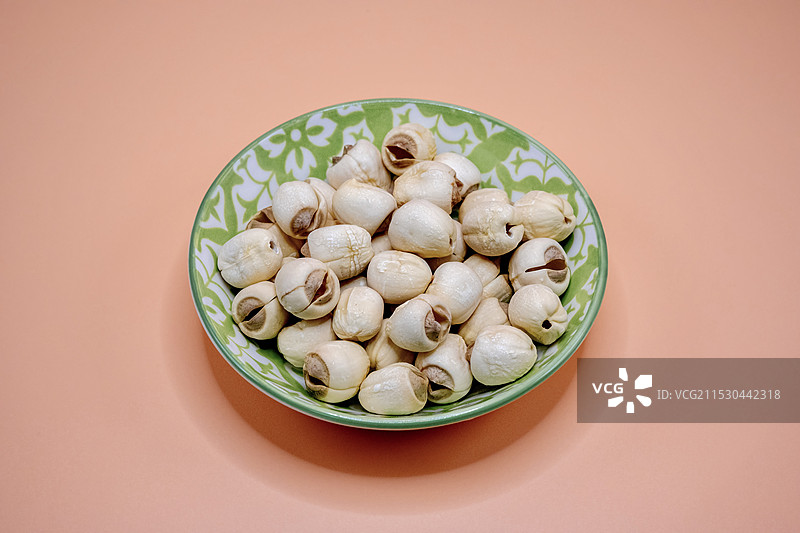 新鲜无芯莲子 干货特产手工去心广昌白莲子 干莲子 食品图片素材