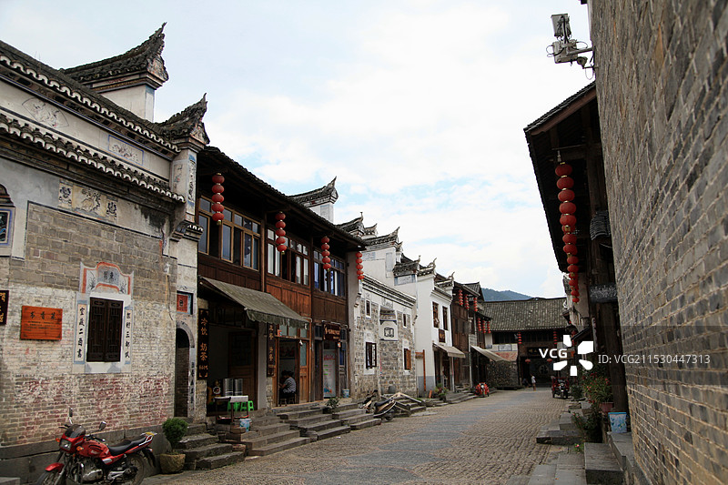 贵州黔东南锦屏县隆里古城图片素材