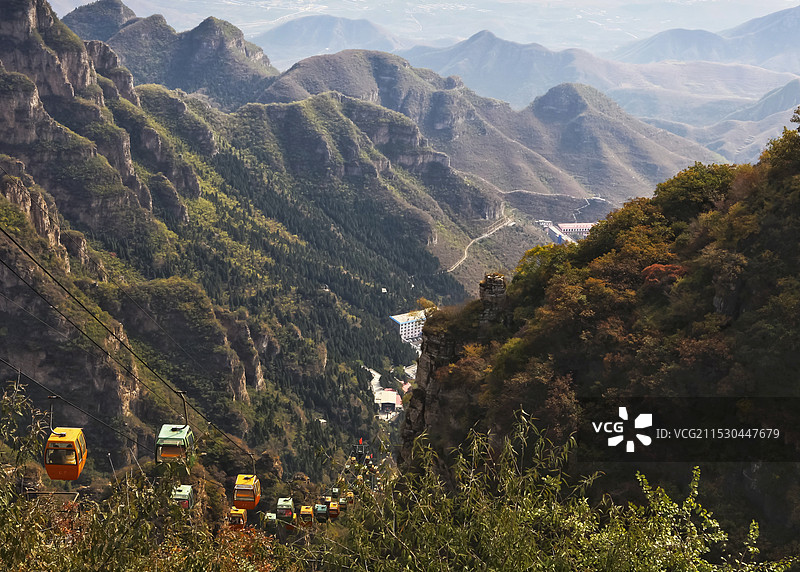 狼牙山索道图片素材