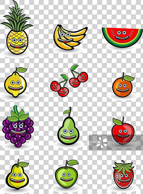 水果组合设计图片素材