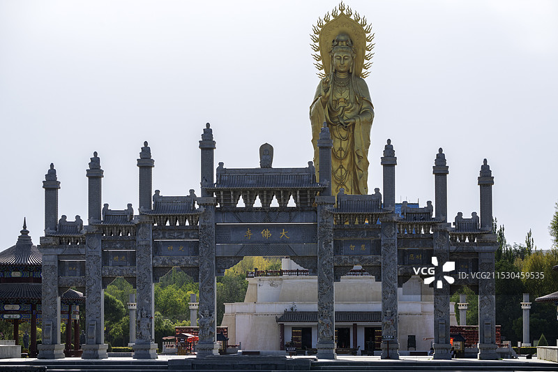 张掖山丹大佛寺图片素材