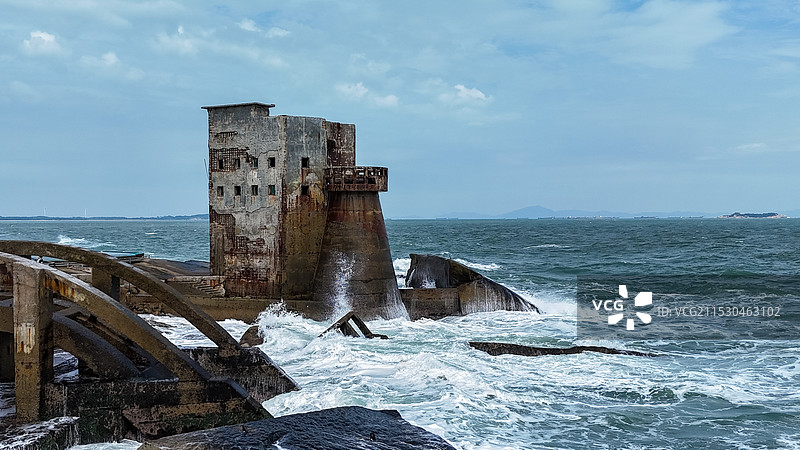 汕尾红海湾海上古堡图片素材