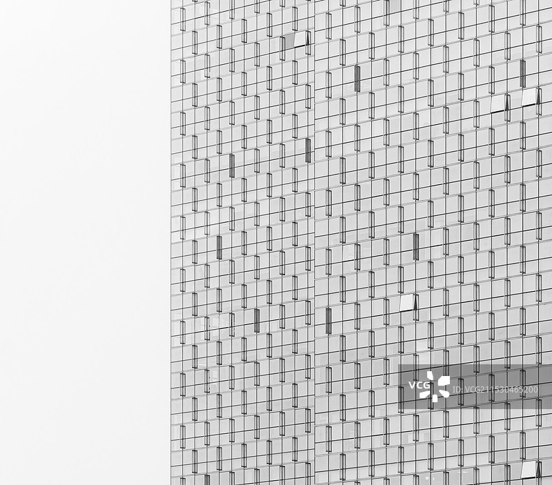 黑白简约摩天大楼幕墙图片素材