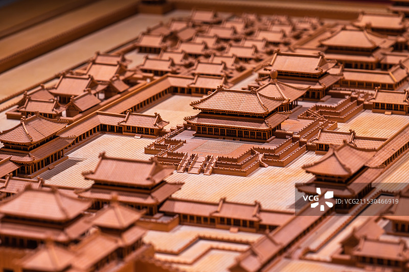 中国大运河博物馆故宫模型图片素材