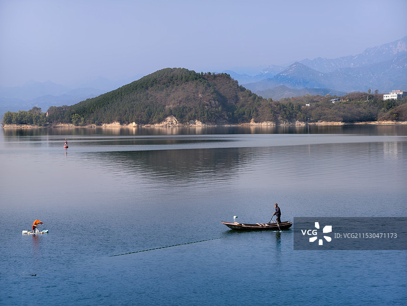 易水湖风光图片素材