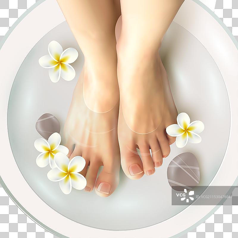 足部护理水疗图片素材