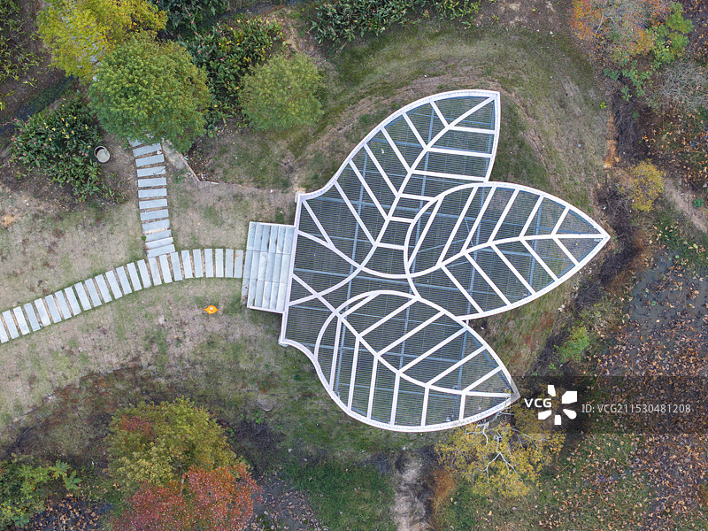 湖北省孝感市大悟县大别山红叶景区航拍图片图片素材