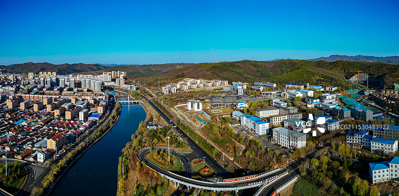 滦平县 05鑫港 长城路 栾阳路 南山公园 中医院图片素材