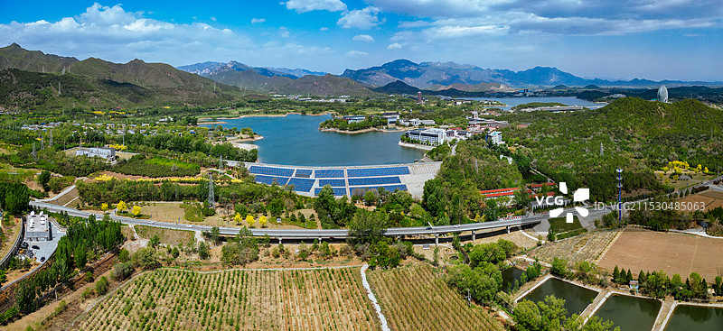 北京 雁栖湖 会展中心 凯宾斯基酒店 雁栖塔 会议中心 北台上水库图片素材