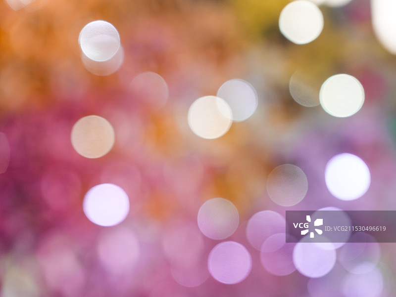 彩色背景梦话圆形光斑图片素材