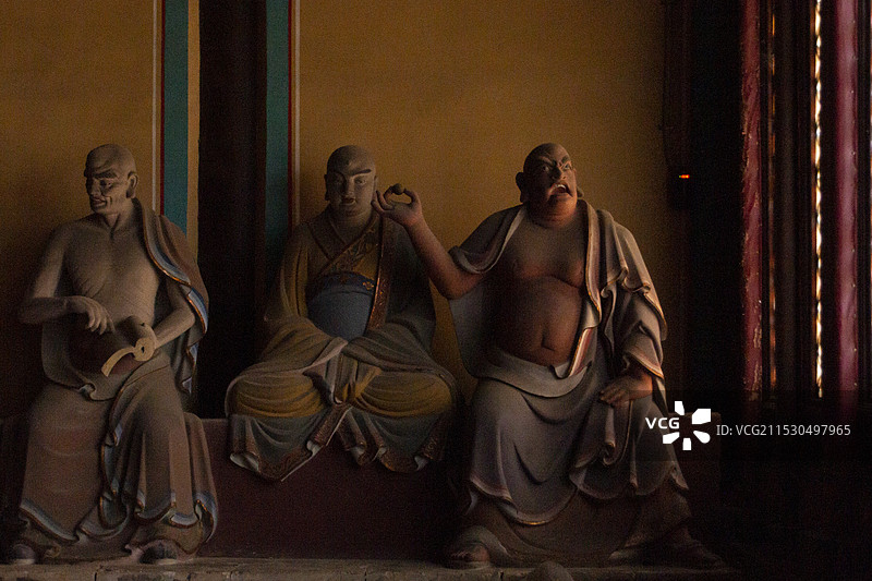 北京不弱山西的古刹——大觉寺图片素材