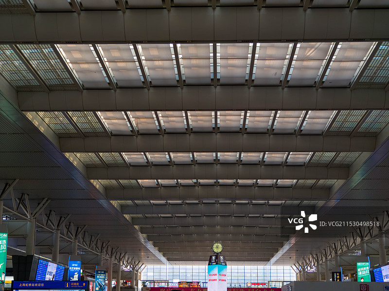 上海 高铁站 上海虹桥站 候车厅图片素材