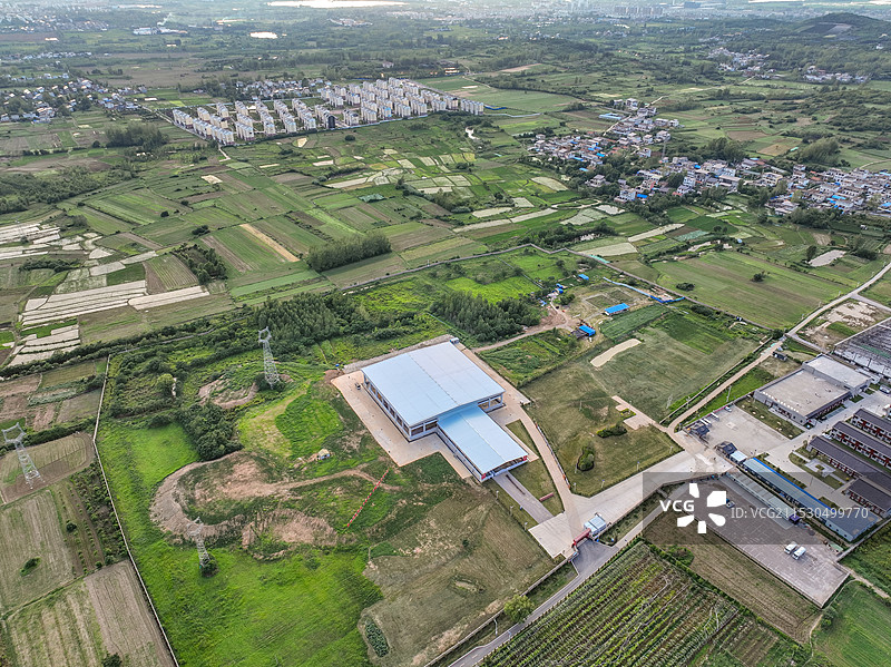 武王墩墓发掘地+安徽省淮南市田家庵区武王墩孤堆图片素材