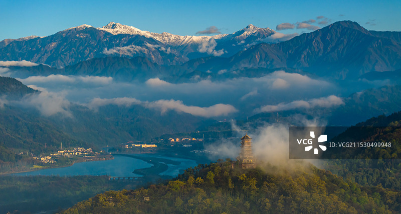 美丽都江堰图片素材