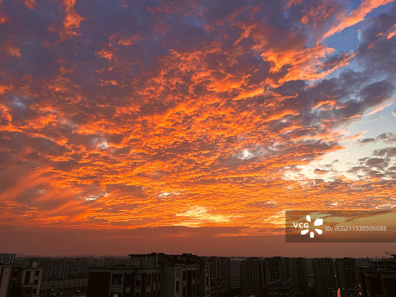 火烧云图片素材