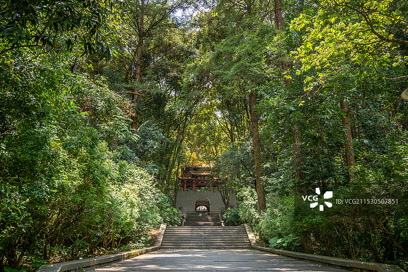 中国广西南宁青秀山风景区云天阁图片素材