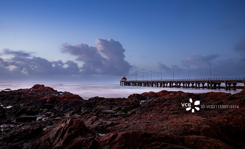 海南博鳌红石滩图片素材